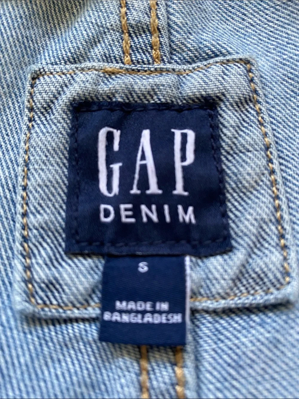 GAP Blue Denim Bibbed Overalls Women’s Size Small